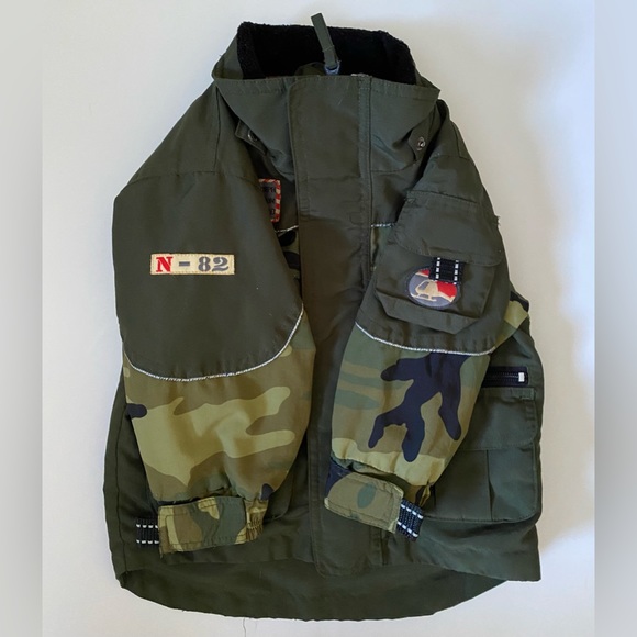 Fall Jacket 18 Months toddler Army Green Camo Jacket Coat - Picture 9 of 11